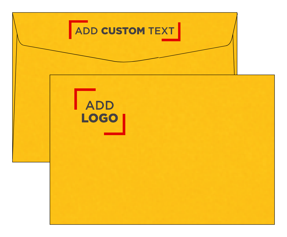 Sunflower Yellow 32lb 6 x 9 Booklet Envelopes