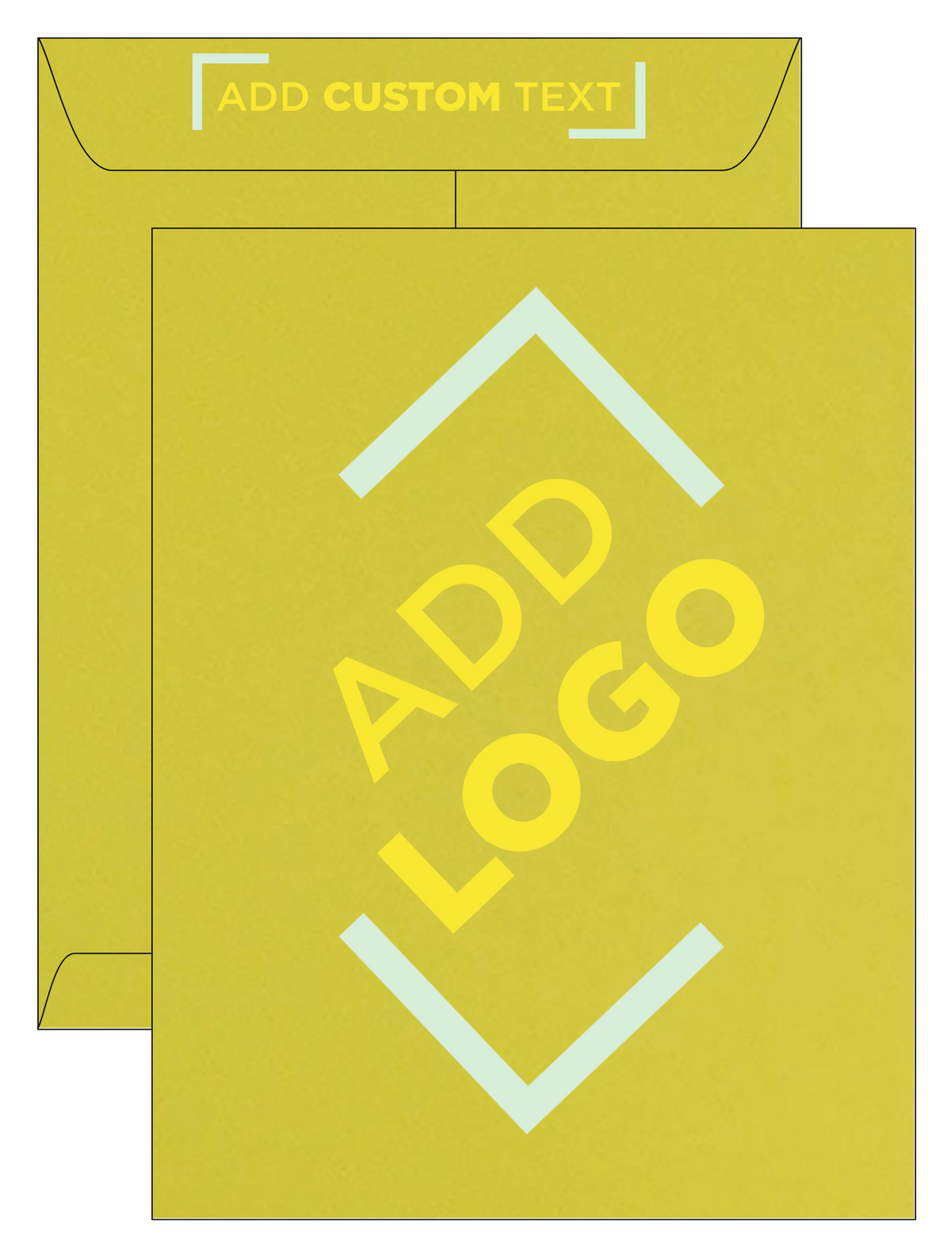 Chartreuse Green 28lb 10 x 13 Open End Envelopes