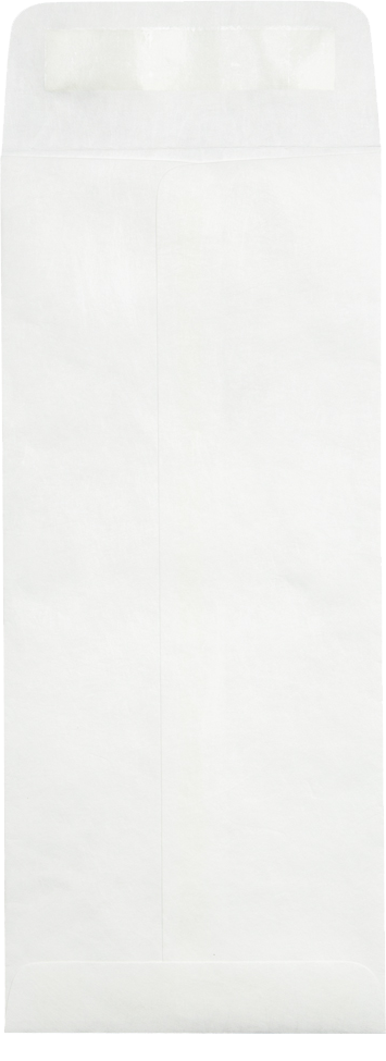 White Tyvek 14lb #14 Regular Envelopes (5 x 11 1/2)
