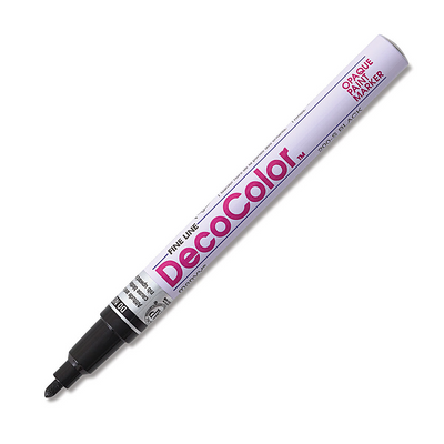 Black Fine Line Opaque Paint Markers