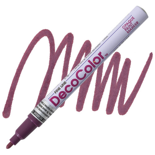 Plum Fine Line Opaque Paint Markers