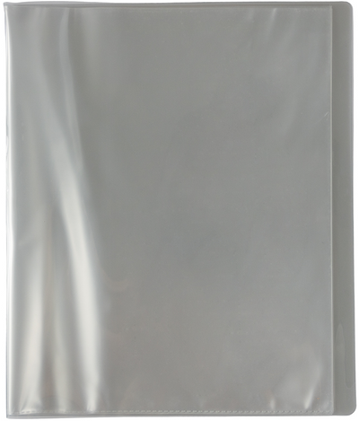 Smoke 8 1/2 x 11 Plastic Display Book - 12 Pages