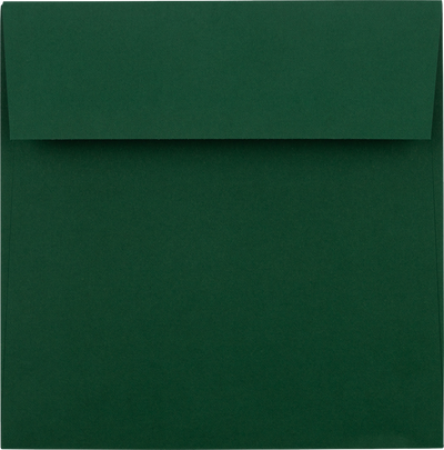 Dark Green 28lb 5 1/2 x 5 1/2 Square Envelopes
