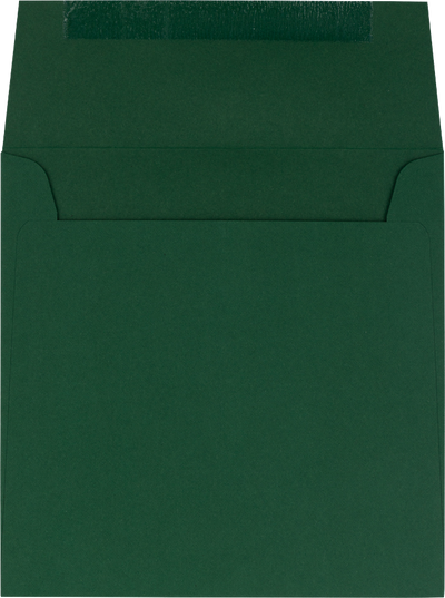 Dark Green 28lb 5 1/2 x 5 1/2 Square Envelopes
