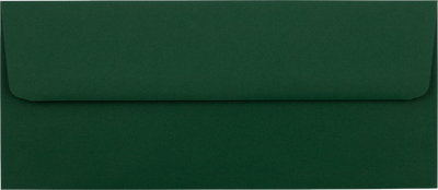 Dark Green 28lb #10 Square Flap Envelopes (4 1/8 x 9 1/2)