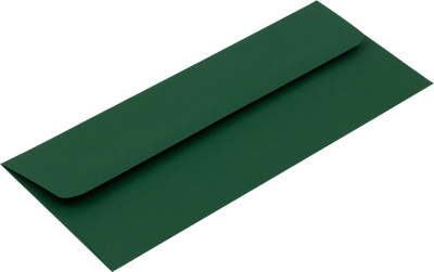 Dark Green 28lb #10 Square Flap Envelopes (4 1/8 x 9 1/2)