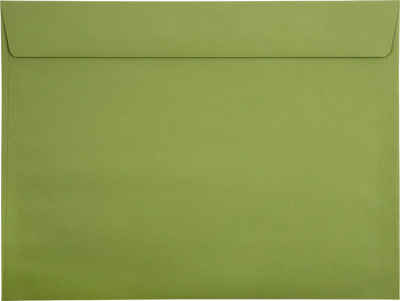 Olive Green 28lb 9 x 12 Booklet Envelopes