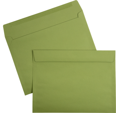 Olive Green 28lb 9 x 12 Booklet Envelopes