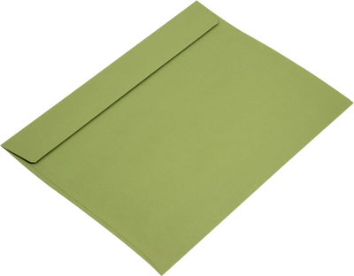 Olive Green 28lb 9 x 12 Booklet Envelopes