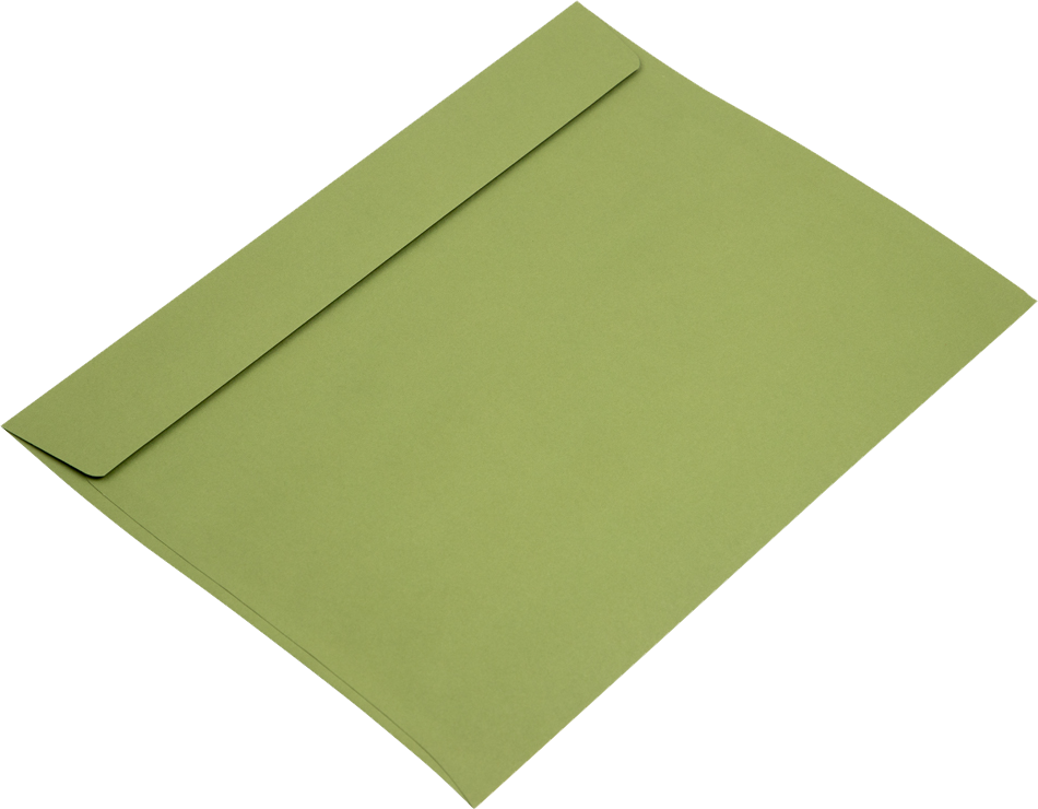 Olive Green 28lb 9 x 12 Booklet Envelopes