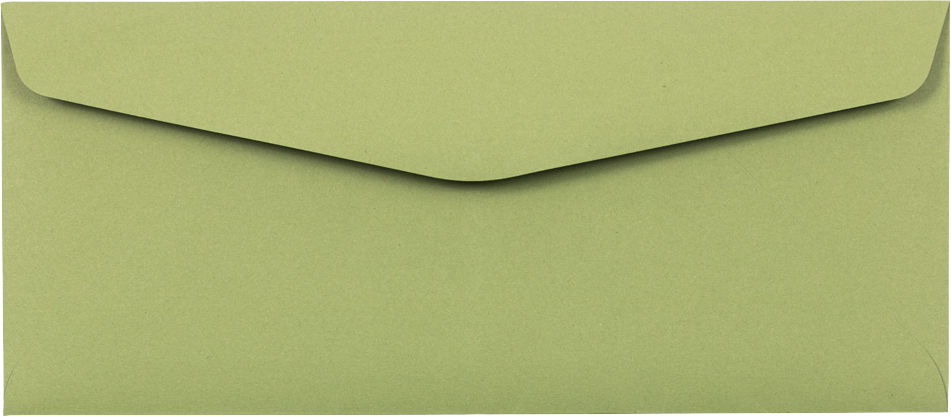 Olive Green 28lb #10 Regular Envelopes (4 1/8 x 9 1/2)