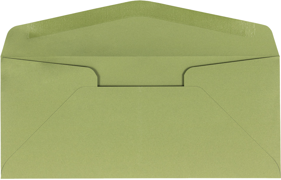 Olive Green 28lb #10 Regular Envelopes (4 1/8 x 9 1/2)