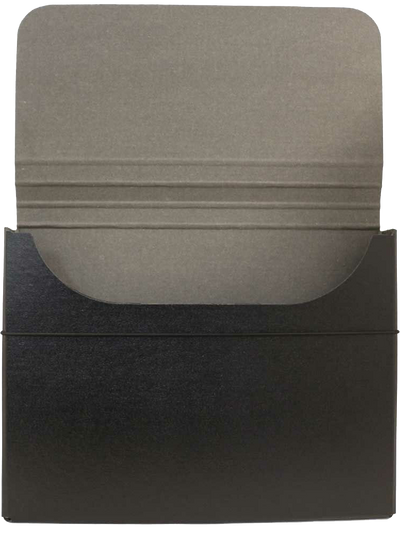 Black 10 x 13 1/4 x 1 1/4 Thick Elastic Portfolios