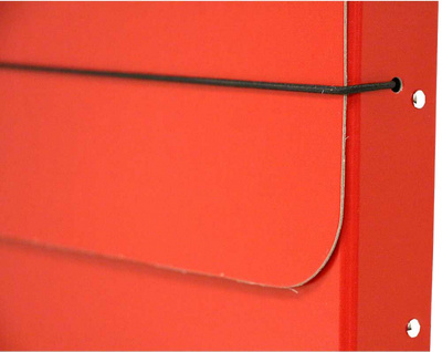 Red 10 x 13 1/4 x 1 1/4 Thick Elastic Portfolios