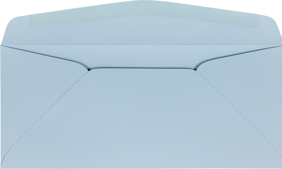 Baby Blue 32lb #10 Regular Envelopes (4 1/8 x 9 1/2)