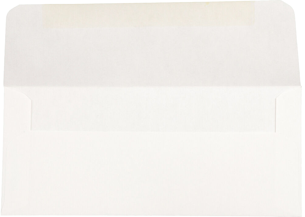 White 24lb Money Envelopes (3 x 6 11/16)