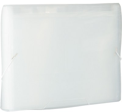 Clear Letter Size 13 Pocket Expanding Files (9 x 13)