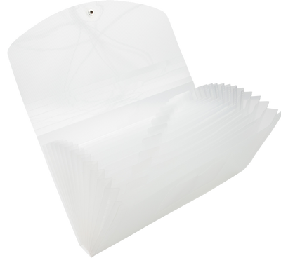 Clear Check Size 13 Pocket Expanding Files (5 x 10 1/2)
