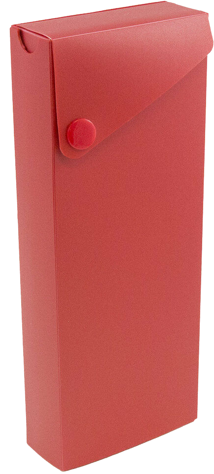Red Sliding Pencil Case