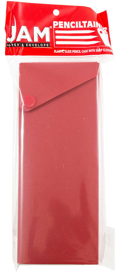 Red Sliding Pencil Case