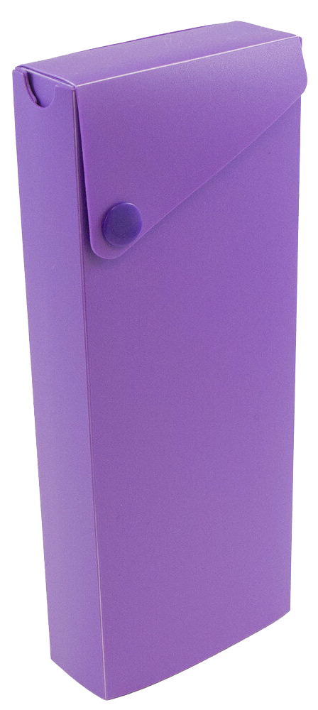 Purple Sliding Pencil Case