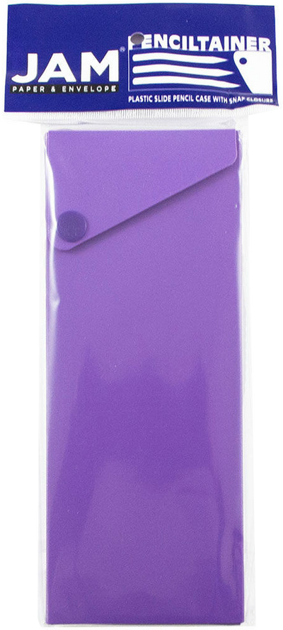 Purple Sliding Pencil Case