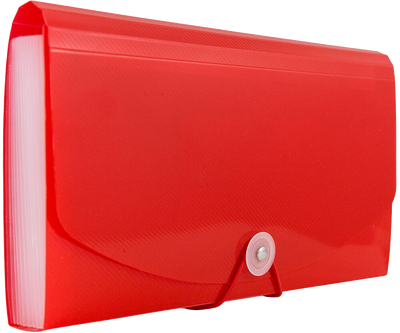 Red Check Size 13 Pocket Expanding Files (5 x 10 1/2)