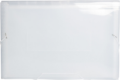 Clear Legal Size 13 Pocket Expanding Files (10 x 15)