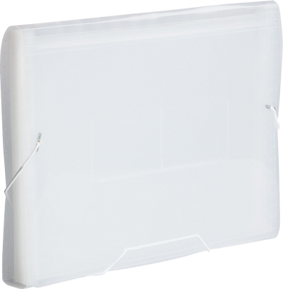 Clear Legal Size 13 Pocket Expanding Files (10 x 15)