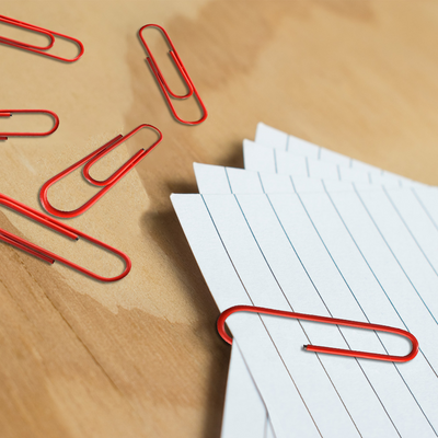 Red Jumbo Paper Clips - 75 Pack