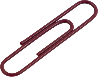 Burgundy Jumbo Paper Clips - 75 Pack