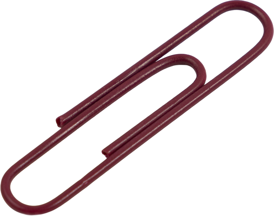 Burgundy Jumbo Paper Clips - 75 Pack