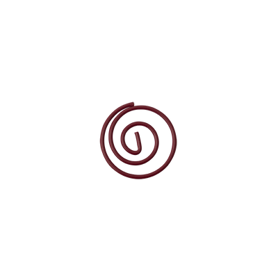 Burgundy Circular "Cloops" Paper Clips - 50 Pack