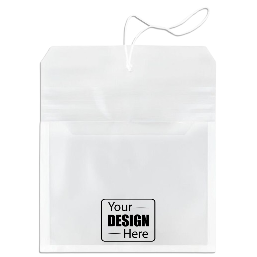 Clear Letter (9 3/4 x 13) Booklet with 2 5/8" Expansion Plastic Envelopes with Elastic Plastic