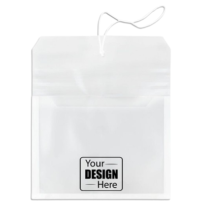 Clear Letter (9 3/4 x 13) Booklet with 2 5/8" Expansion Plastic Envelopes with Elastic Plastic