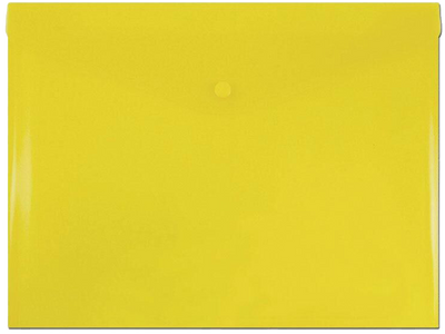 Yellow Letter Booklet Plastic Envelopes (9 3/4 x 13) with Snap Closure