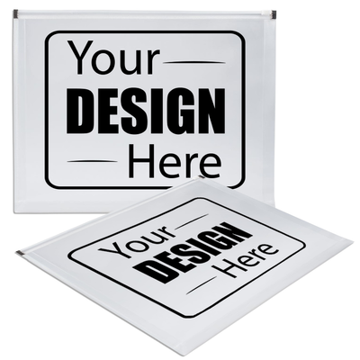 Clear Letter Booklet Plastic Envelopes (9 3/4 x 13) with Zip Closure