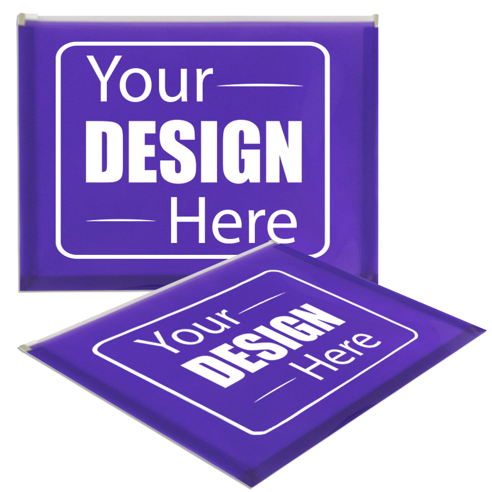 Purple Letter Booklet Plastic Envelopes (9 3/4 x 13) with Zip Closure