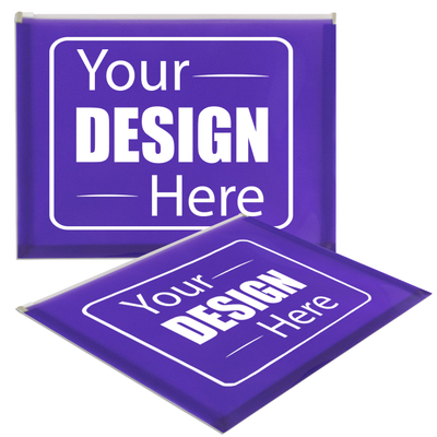 Purple Letter Booklet Plastic Envelopes (9 3/4 x 13) with Zip Closure