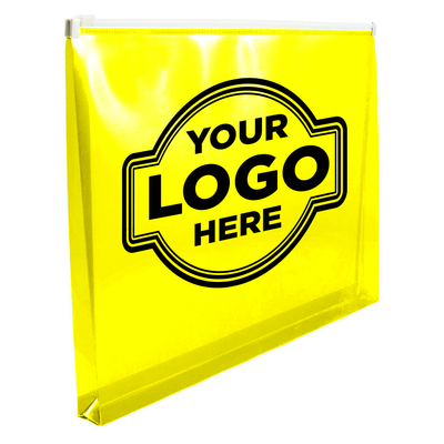 Yellow Letter Booklet Plastic Envelopes (9 3/4 x 13) with Zip Closure