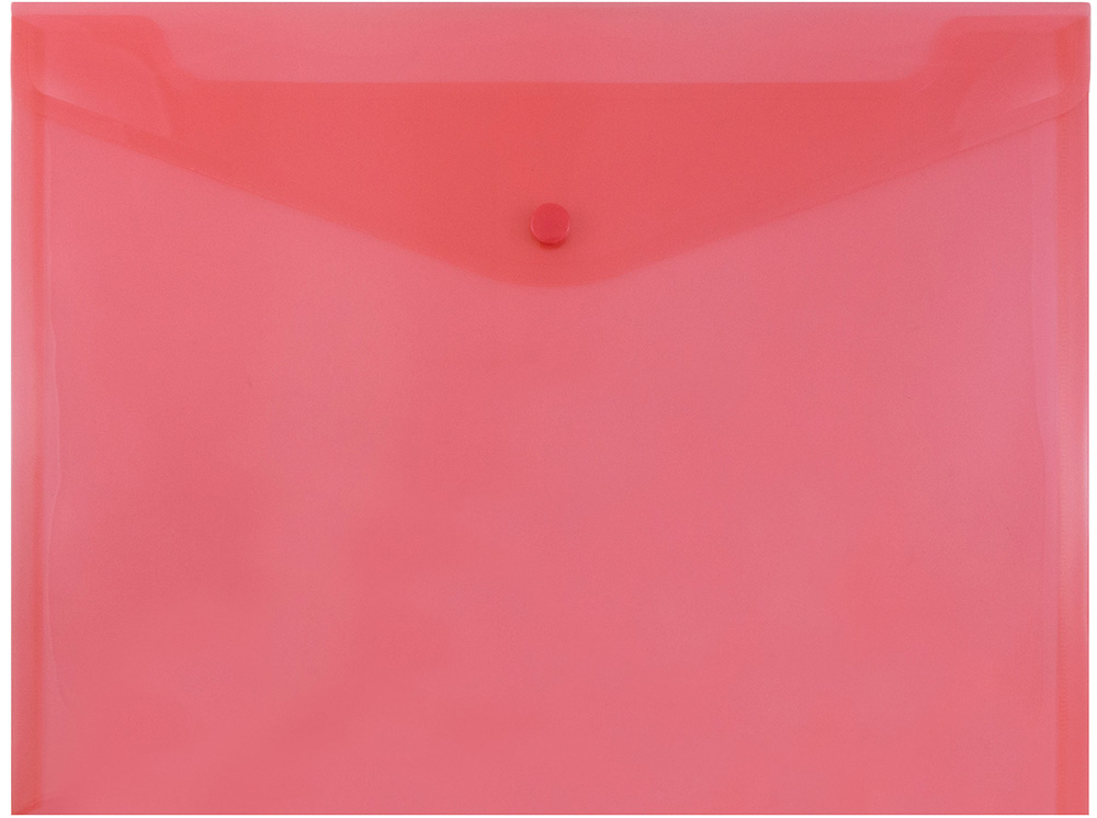 Red Letter Booklet Plastic Envelopes (9 3/4 x 13) with Snap Closure