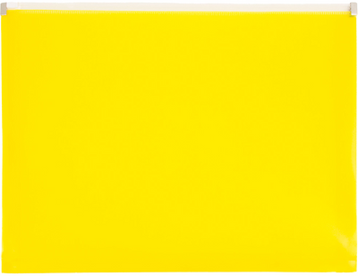 Yellow Letter Booklet Plastic Envelopes (9 3/4 x 13) with Zip Closure