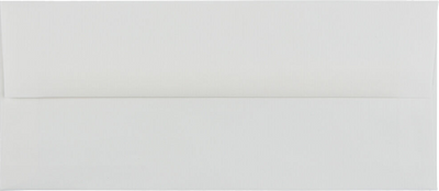 White Laid 24lb Strathmore #10 Square Flap Premium Envelopes (4 1/8 x 9 1/2)