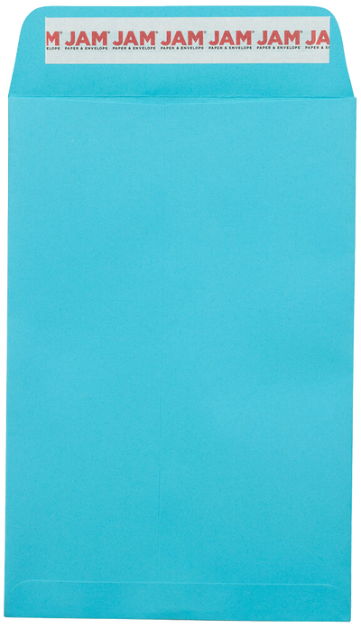 Pool Blue 32lb 6 x 9 Open End Envelopes with Peel & Seal