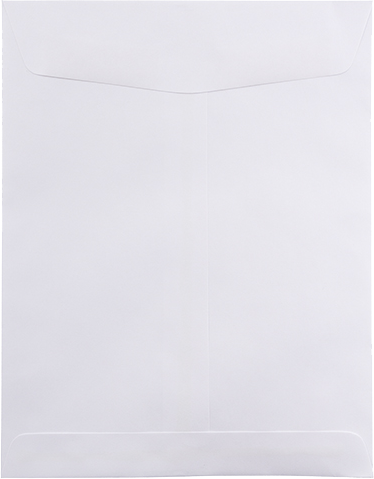 White 28lb 8 3/4 x 11 1/4 Open End Envelopes
