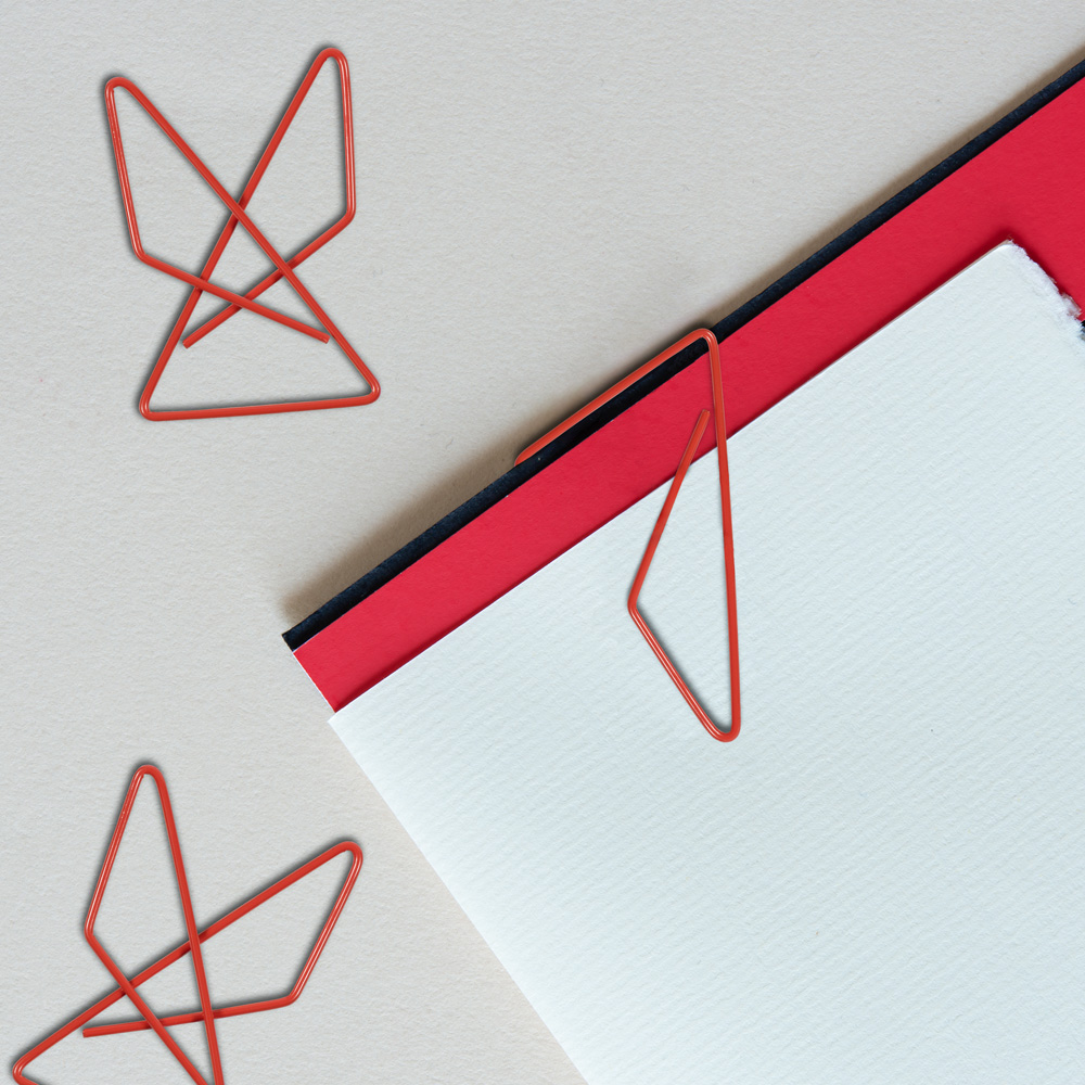 Red Butterfly Clips - 15 Pack