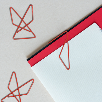Red Butterfly Clips - 15 Pack