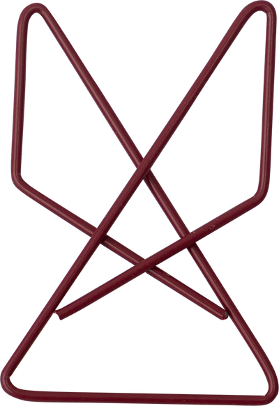 Burgundy Butterfly Clips - 15 Pack