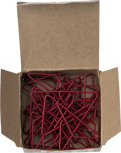 Burgundy Butterfly Clips - 15 Pack