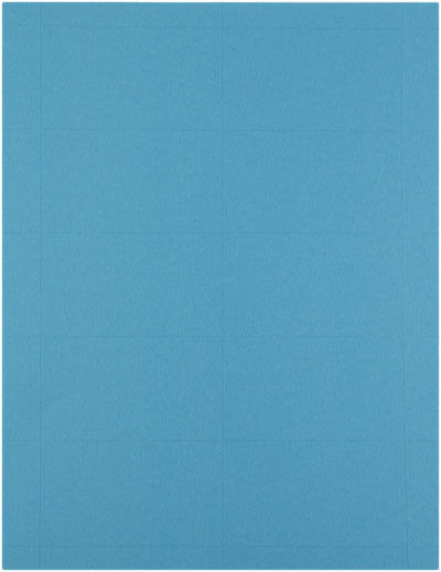 Bright Blue Business Cards - 100 Pack
